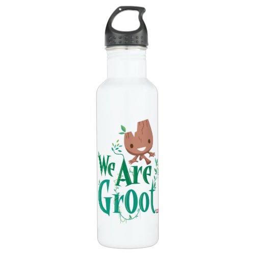 Earth Day Baby Groot Stainless Steel Water Bottle