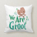 Earth Day Baby Groot Throw Pillow