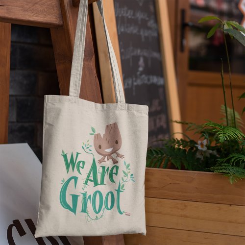 Earth Day Baby Groot Tote Bag
