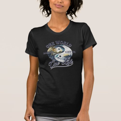 Earth Day _ Balance in One World T_Shirt