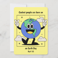 Earth Day Birthday Born on April 22 Custom