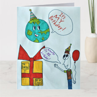 Earth Day Birthday Card