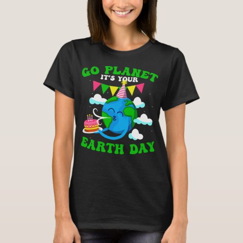 Earth Day Birthday World Rescue Environment T_Shirt