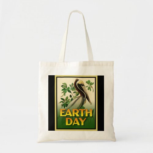 Earth Day Brown Pelican Bird Lover Gift Set 2  Tote Bag