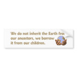 Earth Day bumper sticker