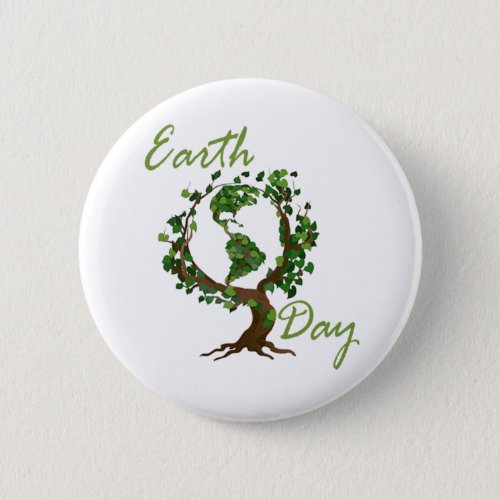 Earth Day Button