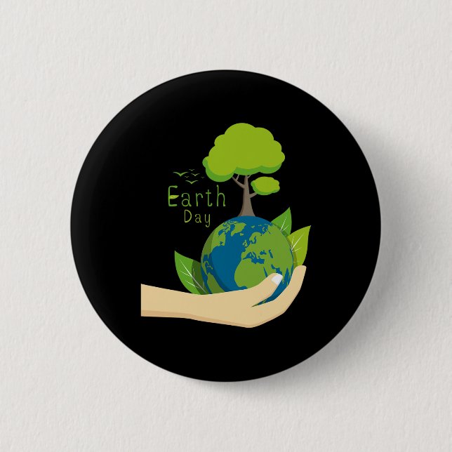 Earth Day  Button (Front)