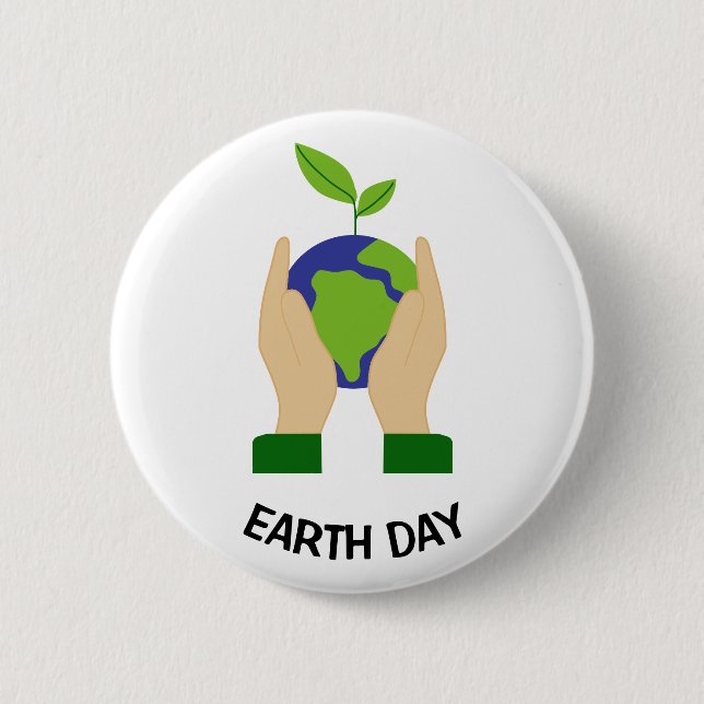 Earth day  button (Front)