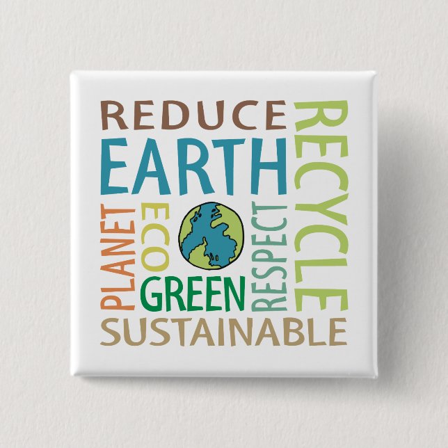 Earth Day Button (Front)
