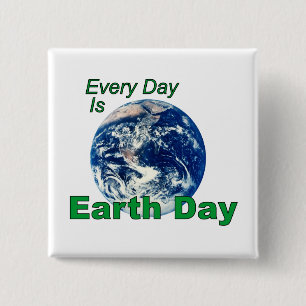 Earth Day Button