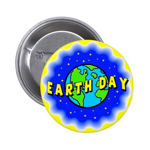 Earth Day Buttons | Zazzle