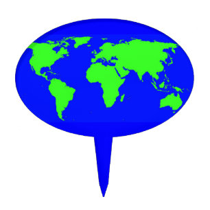 Earth Day Cake Topper