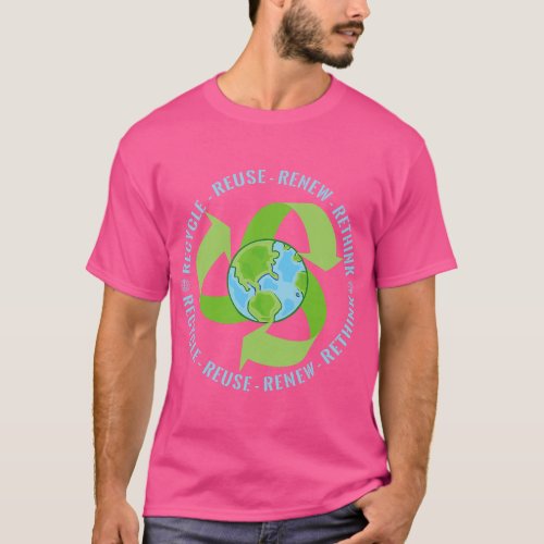 Earth Day Call to Activism Please Recycle T_Shirt