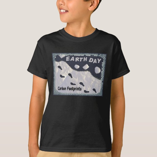 Earth Day - Carbon Footprints T-Shirt (Front)