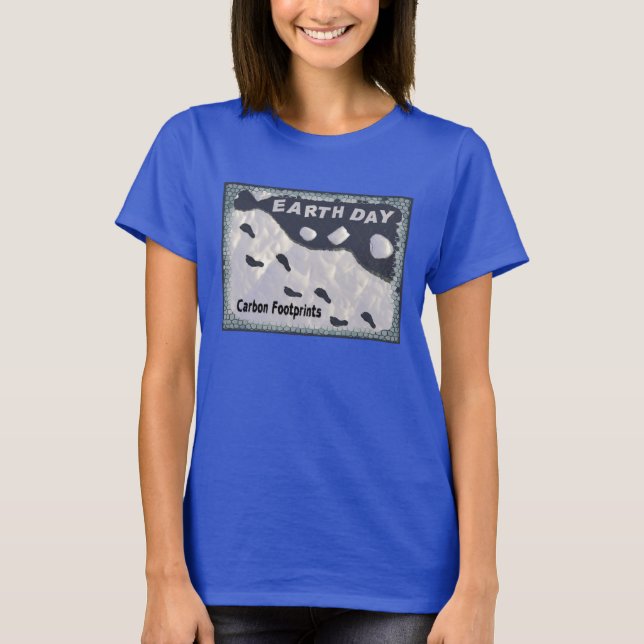 Earth Day - Carbon Footprints T-Shirt (Front)