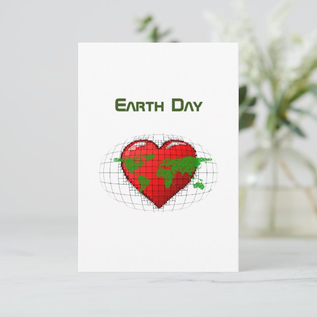 Earth Day  Card (Standing Front)