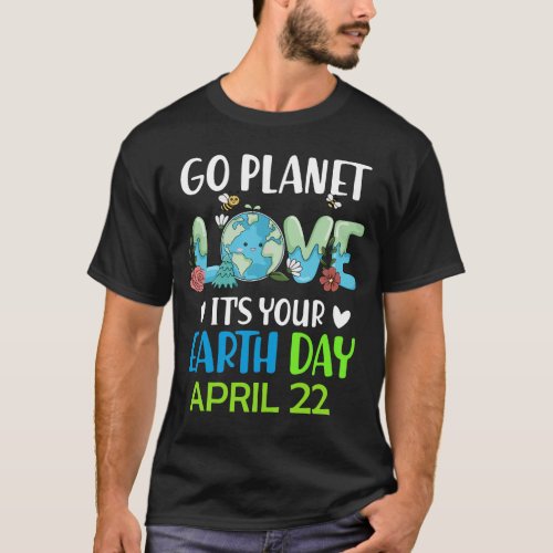 Earth Day Celebrating Our Planet  T_Shirt