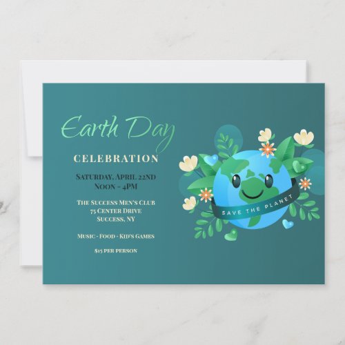 Earth Day Celebration Invitation