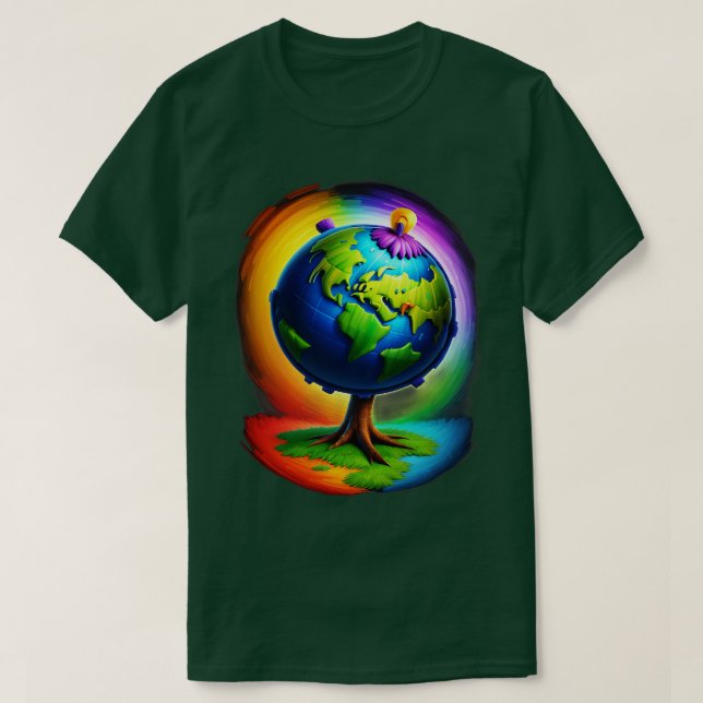 Earth Day Celebration T-Shirt (Design Front)