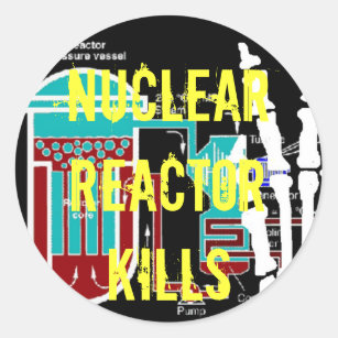 earth day Chernobyl memorial anti nuclear Classic Round Sticker