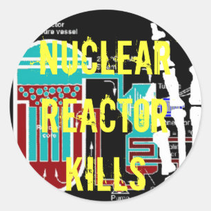 earth day Chernobyl memorial anti nuclear Classic Round Sticker