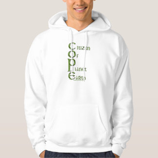 EARTH DAY Citizen of Planet Earth COPE Eco Hoodie