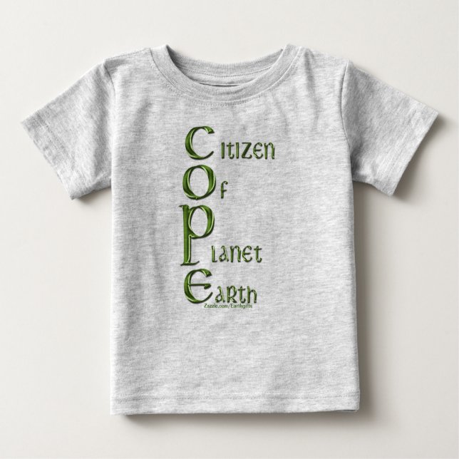 EARTH DAY Citizen of Planet Earth COPE Eco Shirt (Front)