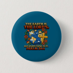 Earth day climate change awareness environmental button