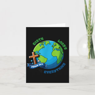 Earth day climate change awareness environmental card
