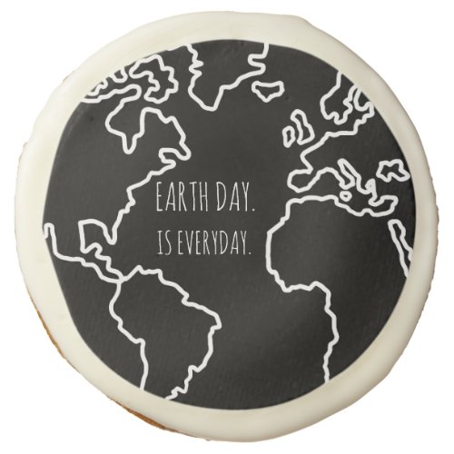 Earth Day Custom Personalize Everyday  Classic  Sugar Cookie