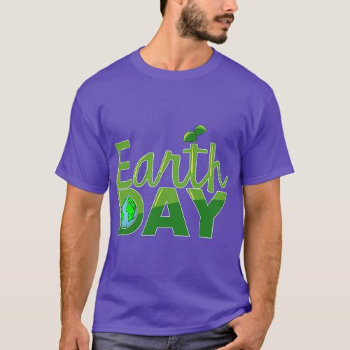 Earth Day Cute Save The Planet Nature Lover Enviro T_Shirt