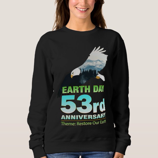 Earth Day Eco Friendly Apparel for Pro Environment Sweatshirt (Front)