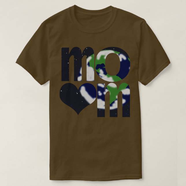 Earth Day Eco Mom Love  T-Shirt (Design Front)