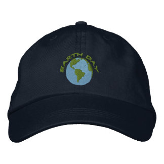 Earth Day Embroidered Baseball Hat