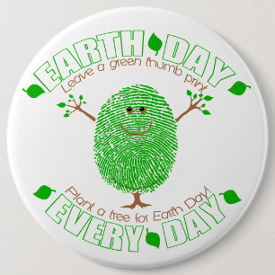 Earth Day Environmental Button