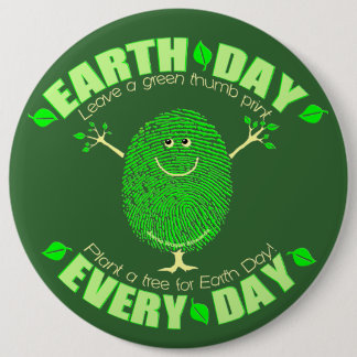 Earth Day Environmental Button