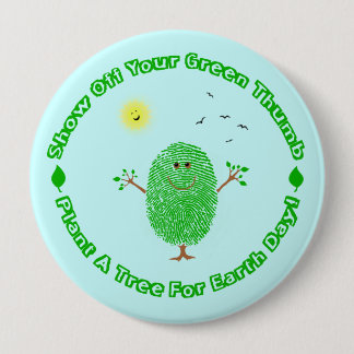 Earth Day Environmental Pinback Button