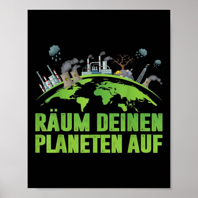 Earth Day Environmental Protection Activist Activi Poster (Front)