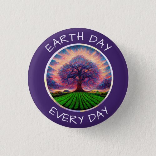 Earth Day Every Day  Button