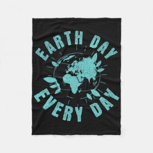 Earth Day Every Day Environmental Climate Change A Fleece Blanket