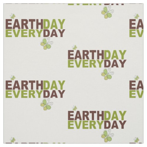 Earth Day Every Day Fabric