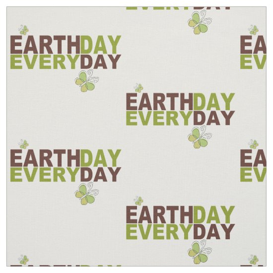 Earth Day Every Day Fabric