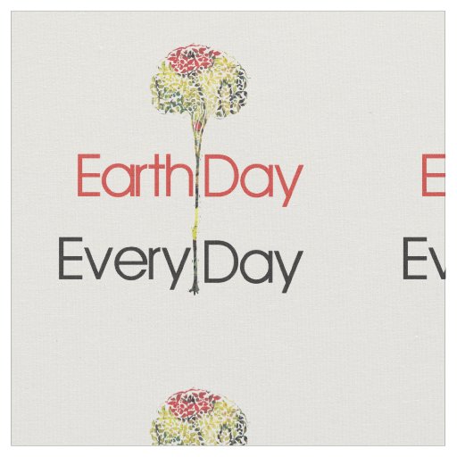 Earth Day Every Day Fabric