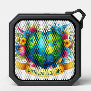 Earth Day Every Day Floral  Bluetooth Speaker