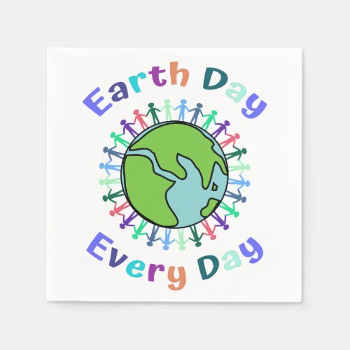 Earth Day Every Day Napkins
