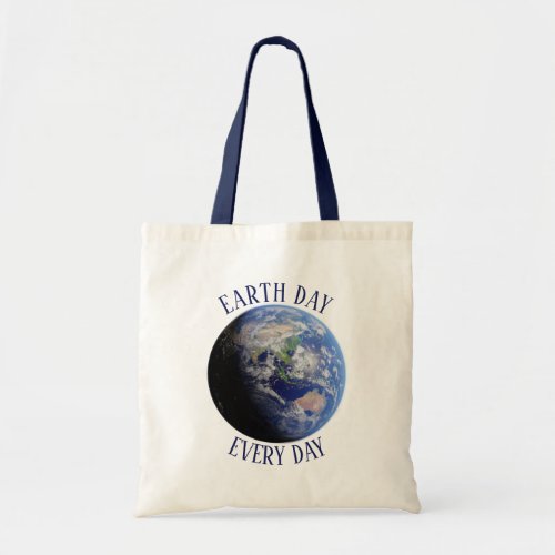 Earth Day Every Day Planet Tote Bag