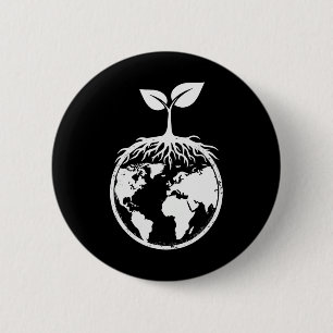 Earth Day Every Day Plant More Trees Save Our Clim Button