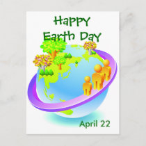 Earth Day Every Day Postcard