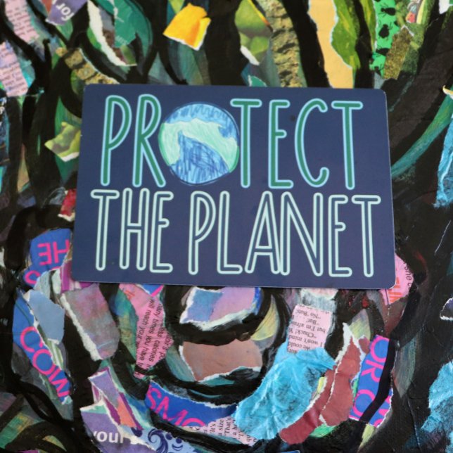 Earth Day Every Day Protect the Planet             Car Magnet (Creator Uploaded)