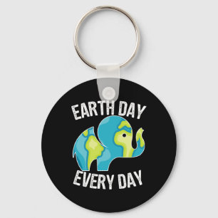 Earth Day Every Day Shirt Vintage Earth Day Keychain